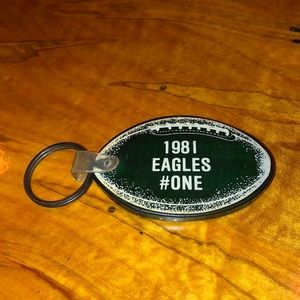 1981 Philadelphia Eagles season schedule keychain